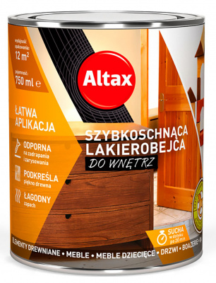 Фото Лак-морилка быстросохнущая ALTAX Махагон 750мл 50830-04-000075 в интернет-магазине ToolHaus.ru